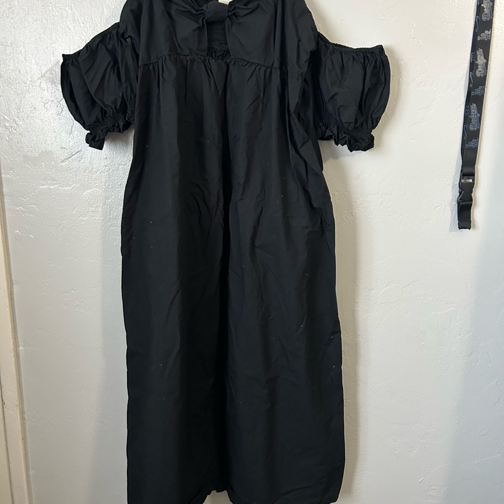 Black Off-Shoulder Dress
